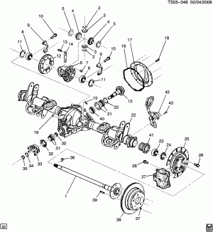 AXLE ASM/REAR (EXC (G86))