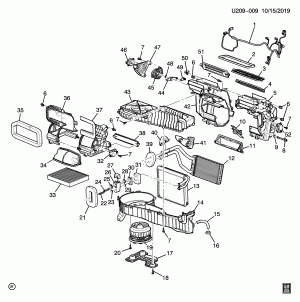 A/C & HEATER MODULE ASM (LCV/2.5A, LGZ/3.6N, MANUAL TEMPERATURE CONTROL C67)