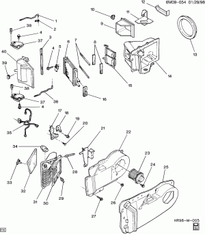 A/C & HEATER MODULE ASM