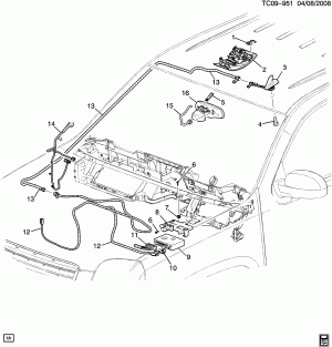 COMMUNICATION SYSTEM (UPLEVEL TRIM SLT, "ONSTAR" UE1)