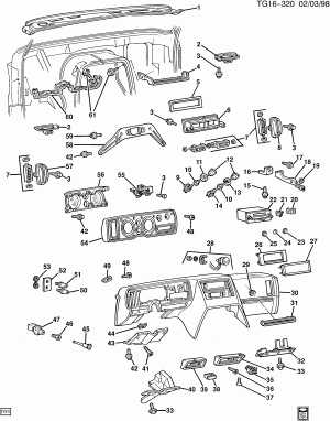 INSTRUMENT PANEL & RELATED PARTS