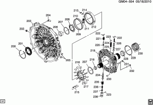 AUTOMATIC TRANSMISSION (MYC) 6L80E TORQUE CONVERTER HOUSING & FLUID PUMP