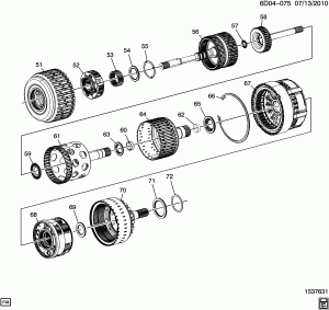 AUTOMATIC TRANSMISSION (MYA) (6L45) CLUTCH ASSEMBLIES & RELATED PARTS
