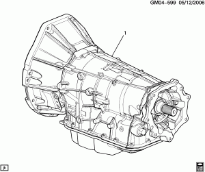AUTOMATIC TRANSMISSION ASSEMBLY (6L50 MYB, ALL-WHEEL DRIVE MX7)