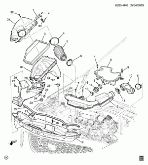 ВПУСКНАЯ ВОЗДУШНАЯ СИСТЕМА (LSQ/2.0-2)