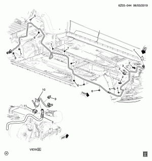 СИСТЕМА СНИЖЕНИЯ ТОКСИЧНОСТИ ВЫХЛОПНЫХ ГАЗОВ ПОДАЧА (LSQ/2.0-2, ПОЛНЫЙ ПРИВОД F48)