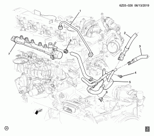 СИСТЕМА ВПРЫСКА ТОПЛИВА ПОДАЮЩИЙ ТОПЛИВОПРОВОД (LSQ/2.0-2)
