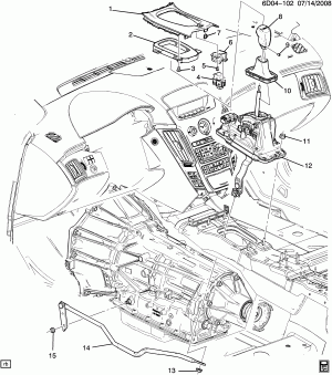 SHIFT CONTROL/AUTOMATIC TRANSMISSION (MYD)