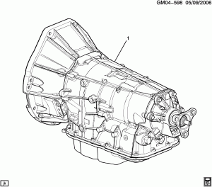 AUTOMATIC TRANSMISSION ASSEMBLY (6L50 MYB, REAR WHEEL DRIVE MX0)