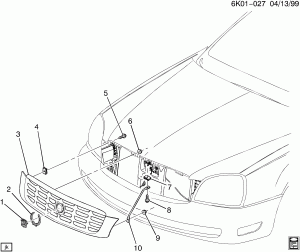 GRILLE/RADIATOR (EXC (UV2))