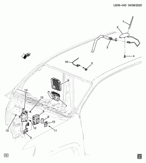 COMMUNICATION SYSTEM ("ONSTAR" UE1)