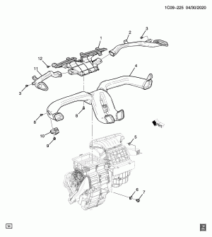 A/C AIR DISTRIBUTION SYSTEM (AIR CLEANER KEM)