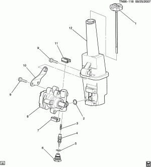 STEERING PUMP ASM (LH9/5.3P)