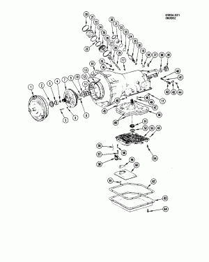 THM200 A.T. CASE & RELATED PARTS (M29)