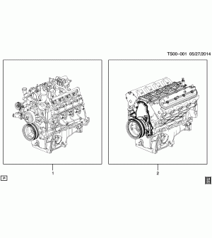 ENGINE ASM & PARTIAL ENGINE (LH6/5.3M)