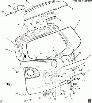 LIFTGATE HARDWARE PART 2 (BUICK W49)