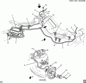 BRAKE SYSTEM MODULE & WIRING(C6A)