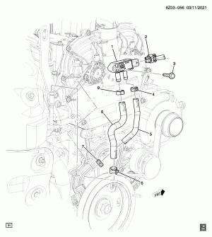 ВЫПУСКНАЯ СИСТЕМА/ДАТЧИК ДАВЛЕНИЯ И КРЕПЛЕНИЕ ТРУБЫ (LSY/2.0-4, ВЫПУСКНАЯ СИСТЕМА NCL,NM9)