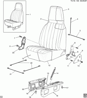 FRONT SEAT/BUCKET (A95)