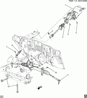 STEERING SYSTEM & RELATED PARTS (RHD)