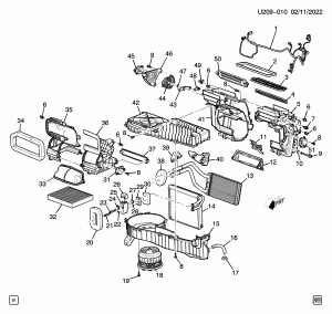A/C & HEATER MODULE ASM (LCV/2.5A, LGZ/3.6N, AUTO TEMPERATURE CONTROL C68)