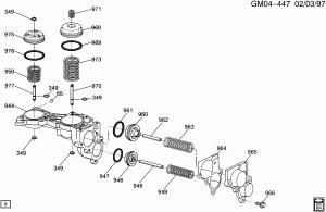 AUTOMATIC TRANSMISSION (MH1) PART 7 HM 4T80-E ACCUMULATOR ASSEMBLY