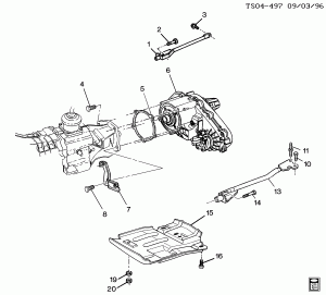 TRANSFER CASE ADAPTER (MANUAL TRANSMISSION)