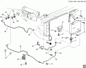 TRANSMISSION AUXILIARY OIL COOLER (L29/7.4J, EXC 15,000 LB GVW RATING C5B)