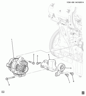 GENERATOR MOUNTING (LFM/1.0V)