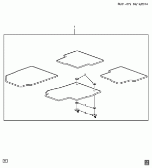 ACCESSORY PKG/FLOOR MATS