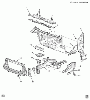 SHEET METAL/BODY PART 1 ENGINE COMPARTMENT