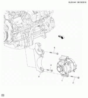 GENERATOR MOUNTING (LE5/2.4-4)
