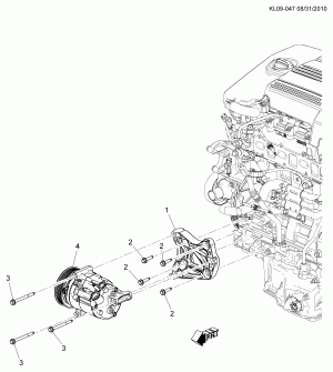 A/C COMPRESSOR MOUNTING (LNQ/2.2-6)