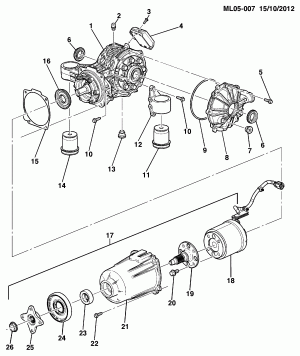 DIFFERENTIAL CARRIER (ALL-WHEEL DRIVE F46)