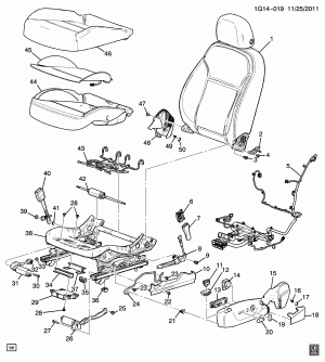 SEAT ASM/DRIVER-CUSHION (POWER AG1)