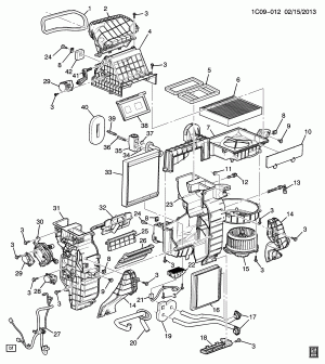 A/C & HEATER MODULE ASM