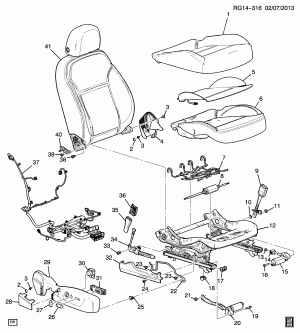 SEAT ASM/PASSENGER-CUSHION (POWER AG2)