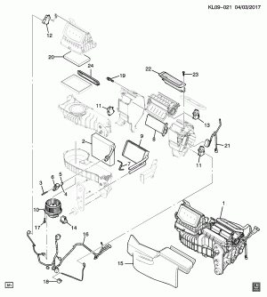 A/C & HEATER MODULE ASM
