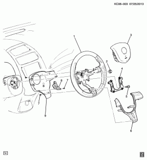 STEERING WHEEL & HORN PARTS