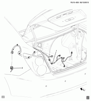WIRING HARNESS/REAR COMPARTMENT