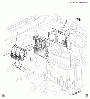 E.C.M. MODULE & RELATED PARTS (LUV/1.4B)