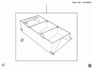 ACCESSORY PKG/CARGO STOWAGE BOX