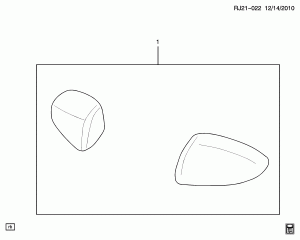 ACCESSORY PKG/OUTSIDE REAR VIEW MIRROR COVER