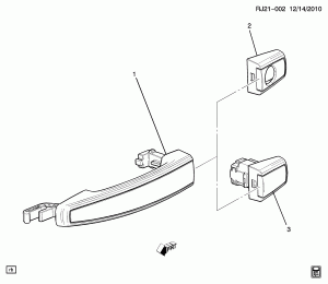 ACCESSORY PKG/SIDE DOOR OUTSIDE HANDLE