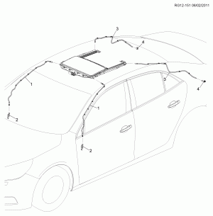 SUNROOF DRAINAGE (CF5)