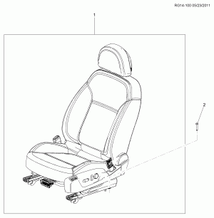 SEAT ASM/DRIVER & MOUNTING