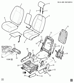 SEAT ASM/DRIVER SEAT PARTS (EXC POWER AH5)