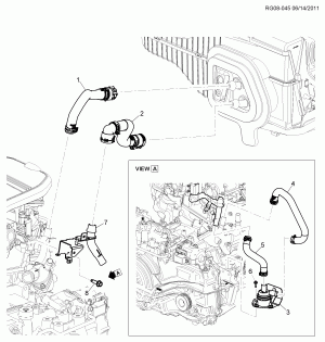 HOSES & PIPES/HEATER (LUK/2.4R)