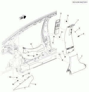 TRIM/CENTER PILLAR & QUARTER