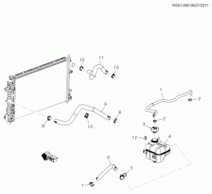 HOSES & PIPES/RADIATOR (LAF/2.4J)